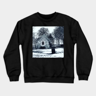 St Margaret of Antioch in the snow Crewneck Sweatshirt